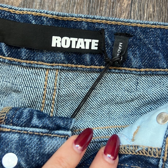 Rotate Twill High Rise Pants - Picture 3 of 6